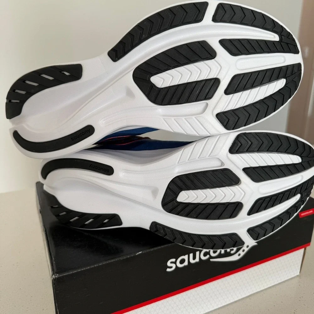Saucony Ride 16 Mens Running Shoes Size‎ 13 Hydro Black Blue S20830-16
